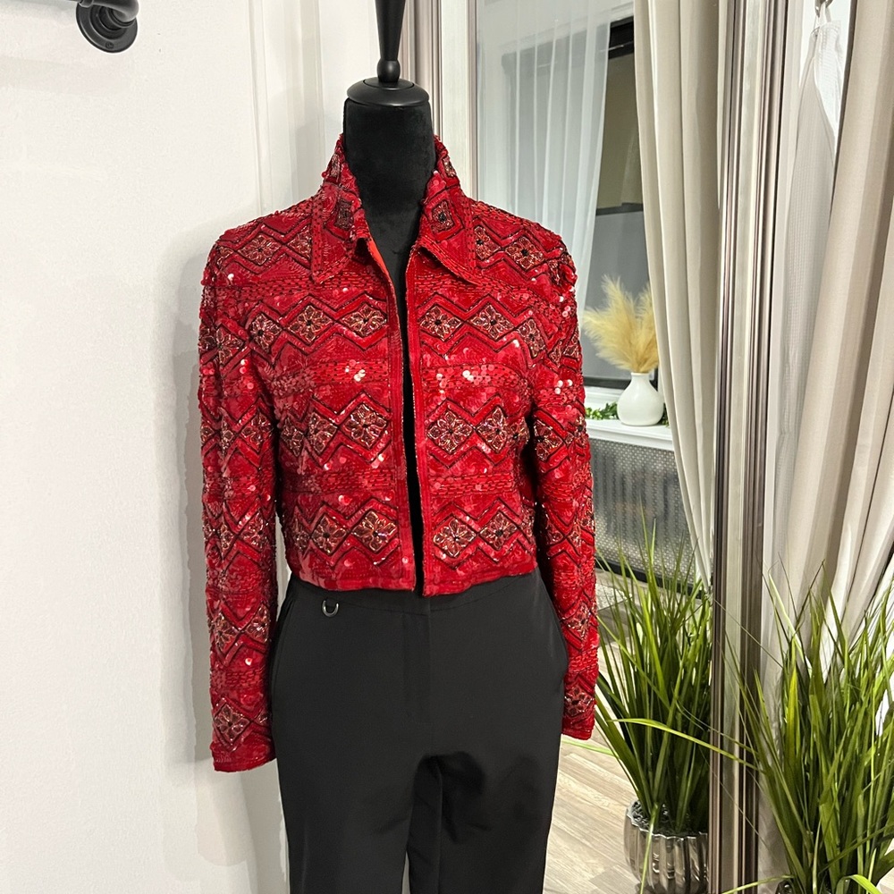 Vintage cropped blazers